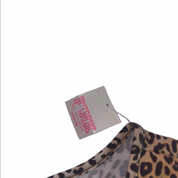 Victoria Secret PINK Bodysuit Leopard New Small - Picture 4 of 5
